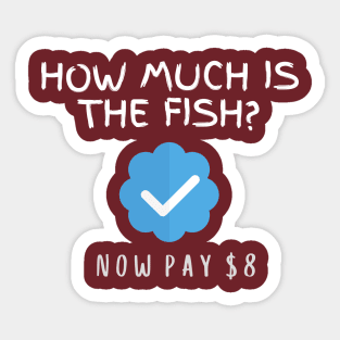 Your feedback is appreciated, now pay $8 Sticker